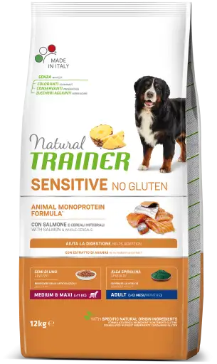 Trainer Pienso Natural Sensitive Salmón para Perros Raza Grande