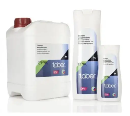 DFV Taberdog Champú Antiparasitario de Tetrametrina i Butoxido de Piperonilo para Perros y Gatos