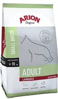 Arion Pienso Original Adult Small de Cordero y Arroz para Perros de Raza Pequeña