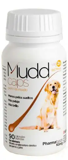 König Mudd caps con Zn y Biotina para la Muda