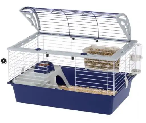Ferplast Jaula para Conejos y Cobayas con Casita