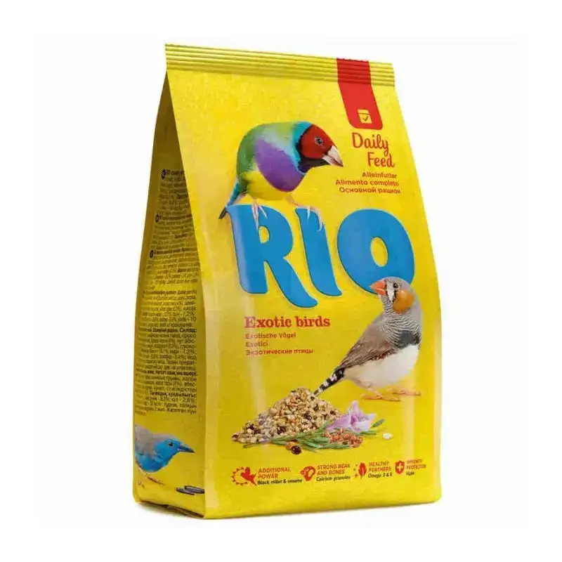 Alimento Diario Aves Exóticas 500 g Rio