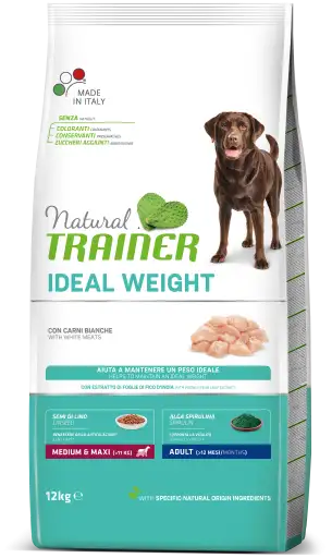 Trainer Natural Ideal Weight Medium&Maxi Adult con Carne Blanca