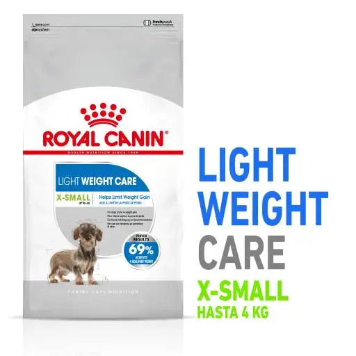 Royal Canin X-Small Light Weight Care para control de Peso Perro Tamaño Miniatura