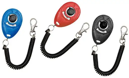 Karlie Flamingo Clicker + Cable en Espiral Klix Colores Surtidos