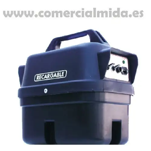 Pastor eléctrico recargable INSPROVET (12V 7A) para caballos y ganado