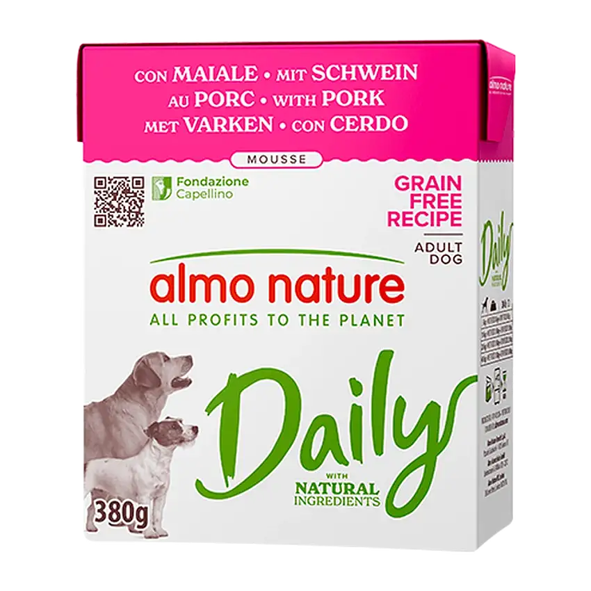 Almo Nature Daily Cerdo Brick Comida Húmeda para Perros