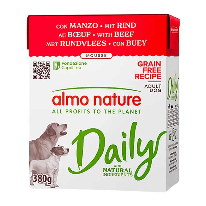 Almo Nature Daily Ternera Brick Comida Húmeda para Perros