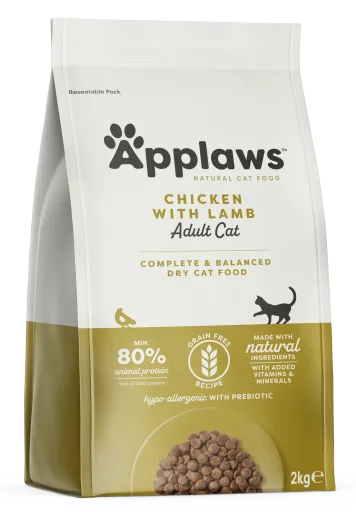Applaws Pienso Sin Cereales de Pollo y Cordero para Gatos