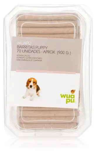 Wuapu Barritas Puppy con Calcio para Cachorros 70 Unidades