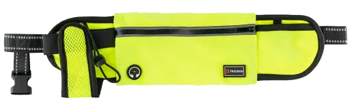 Freedog Cinturón con Correa Jogging Ultratrail Amarillo Neon