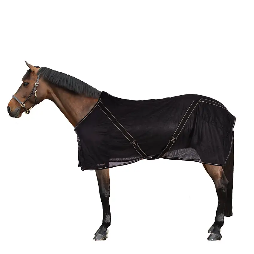 Back on Track Manta Antimoscas Sienna Negro