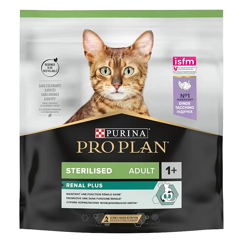 Pro Plan Cat Sterilised Adult Renal+ Pavo Pienso para Gatos Esterilizados