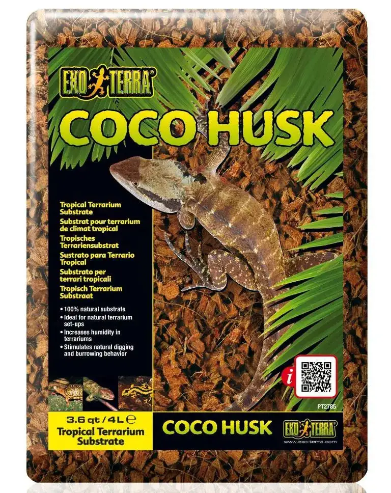Sustrato Terrario Tropical Coco Husk Exo Terra - 4L