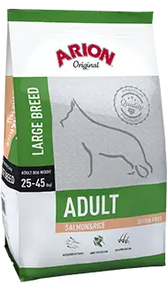 Arion Pienso Original Adult Large de Salmón y Arroz para Perros de Raza Grande