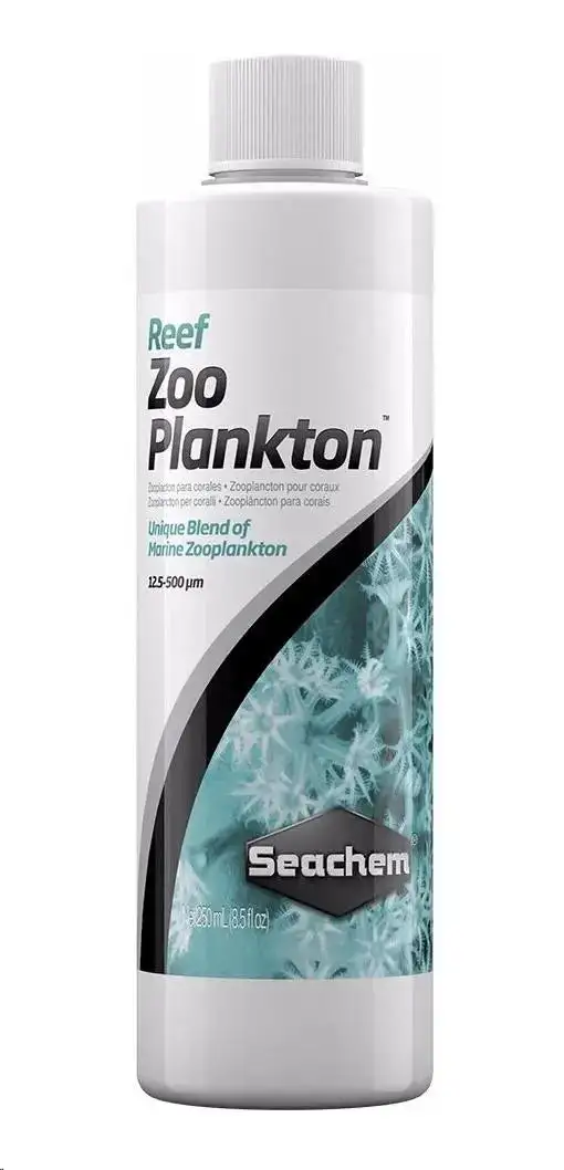 Seachem Reef Zooplankton 250 ml Nutrientes Zooplancton Marino para Corales