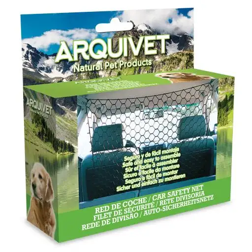Arquivet Red de Coche Negra para Perros
