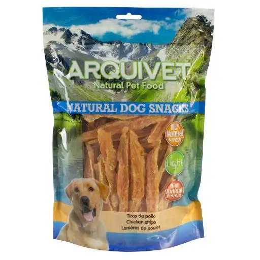 Arquivet Snack Natural para Perros Tiras de Pollo