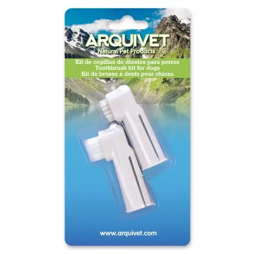 Arquivet Kit 2 Cepillos de Dedo para Perro