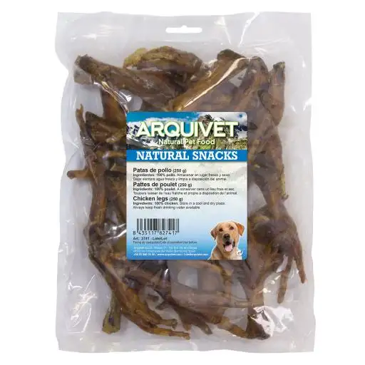 Arquivet Patas de Pollo Deshidratadas para Perro