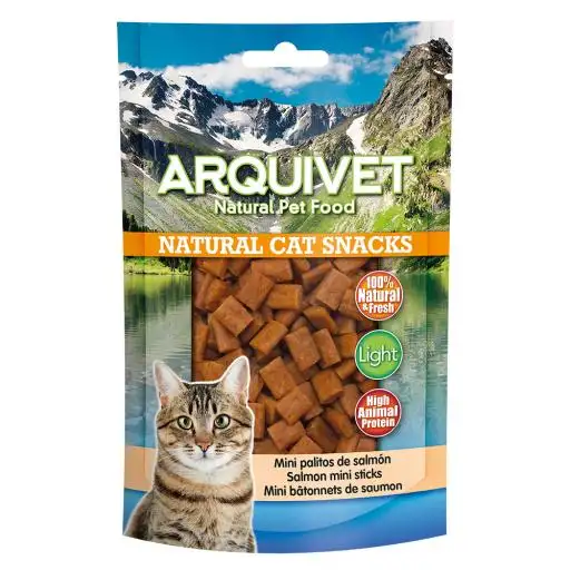 Arquivet Snack Gato Mini Palitos de Salmón