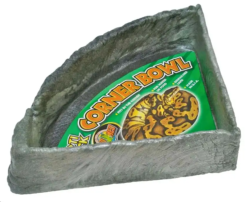 Repti Rock Corner Bowl Comedero/Bebedero - Grande