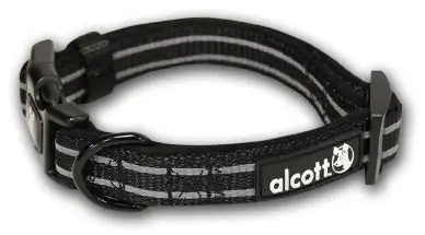 Alcott Collar Esencial aventura Reflectante Negro