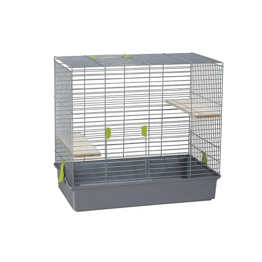 Jaula Chinchilla 270 Gris (70X40X65 Cm)
