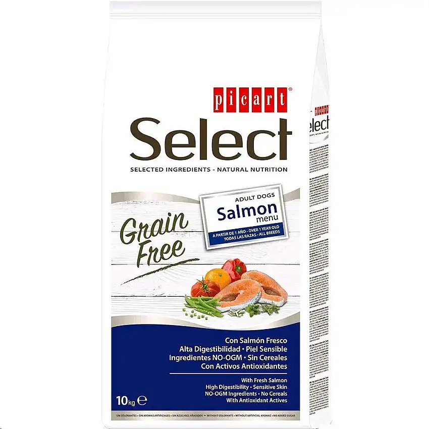Picart Select Adult Grain Free Salmón Pienso Sin Cereales para Perros