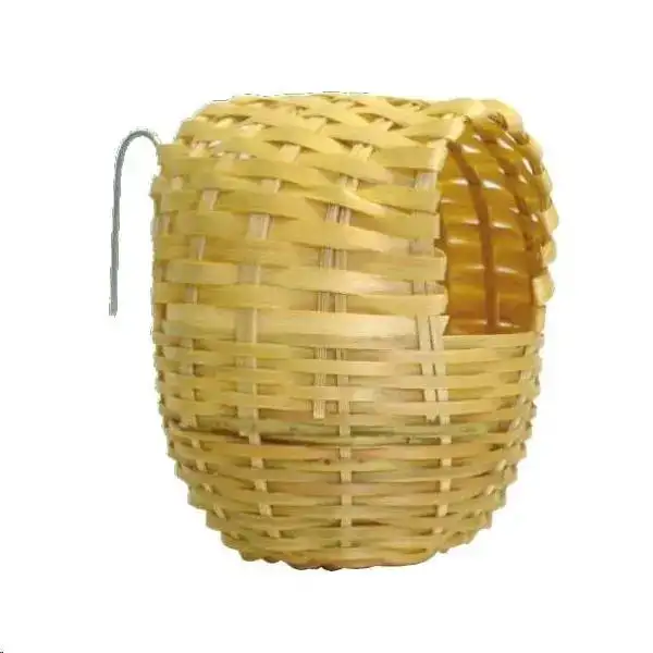 Nido Mimbre Tropical Pequeño