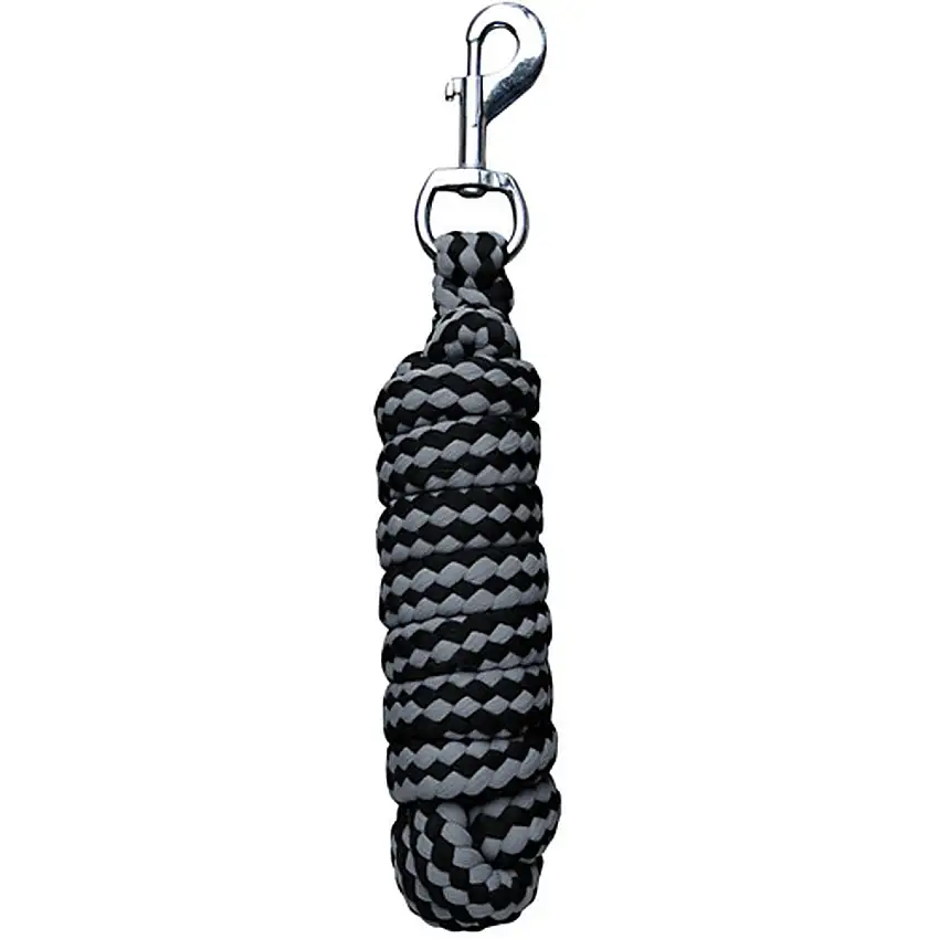 Harry's Horse Cuerda de Cabestro Soft con Mosquetón Negro Gris