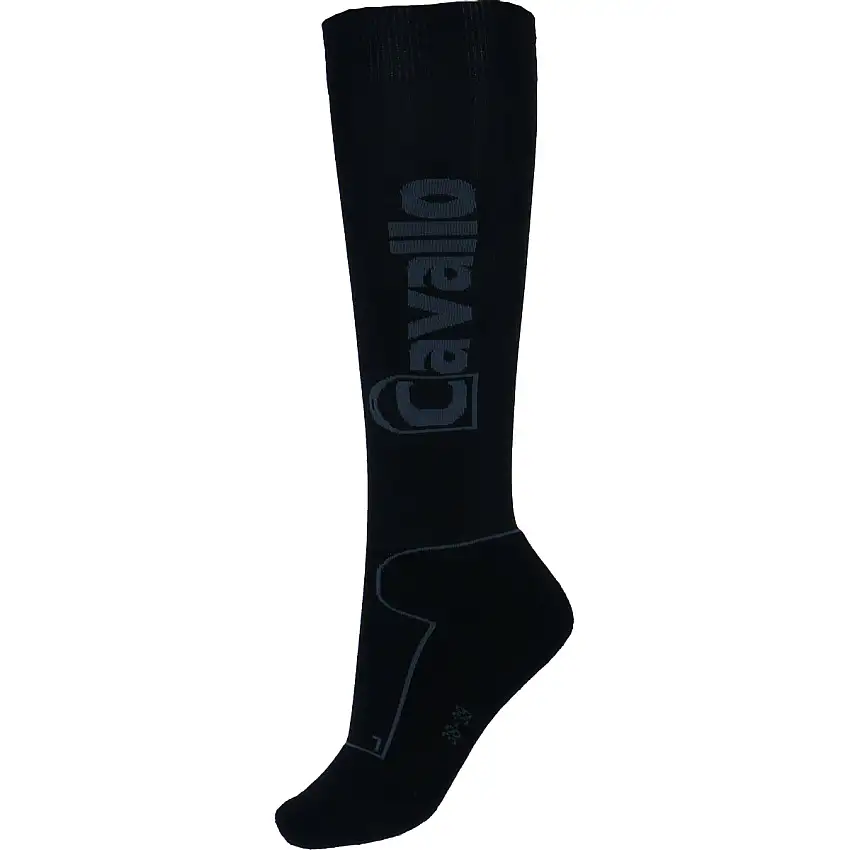 Cavallo Calcetines de Equitación Simo Negro