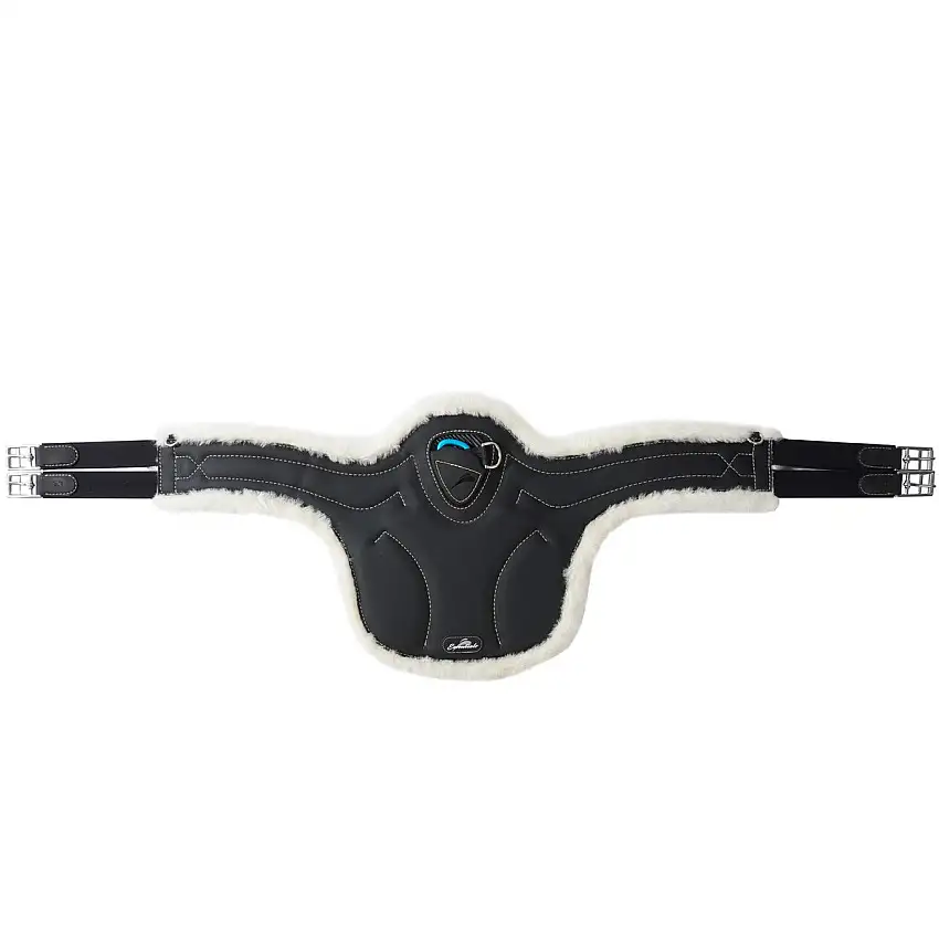 eQuick Cincha ES Jumping Stud Fluffy Negro
