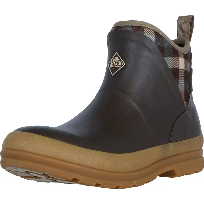 Muck Boot Originals Pull On Ankle Marron/Plaid