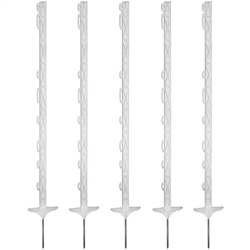 Agradi Power Poste de pradera Titan Entrada Doble Blanco