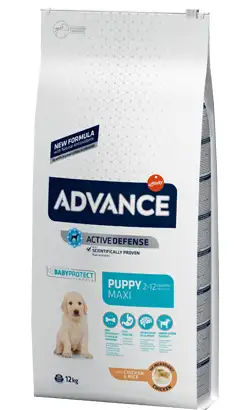 Advance Dog Maxi Puppy Alimento para perros con pollo y arroz | 3 kg