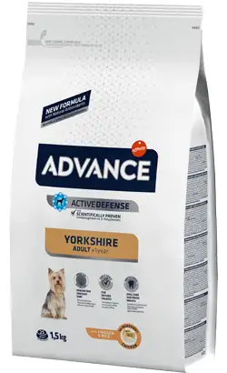 Advance Dog Yorkshire Adult Alimento para perros con pollo y arroz | 1,5 kg