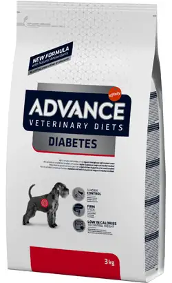 Alimento veterinario para perros con diabetes Advance Vet | 3 kg