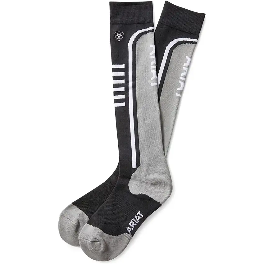 Ariat Calcetines Ariattek SlimLine Negro Gris
