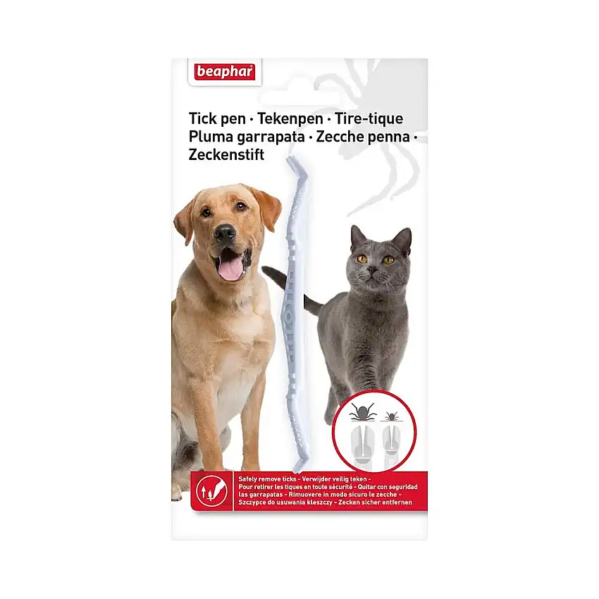 Pinza para quitar garrapatas en Perros y Gatos BEAPHAR