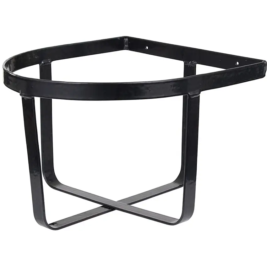 Premiere Portasecchio Montaggio a Parete Plastificato Negro