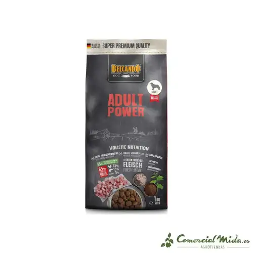 BELCANDO ADULT POWER Pienso para Perros Activos y Hembras Gestantes