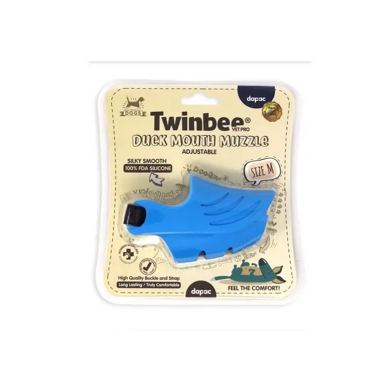 Bozal silicona FDA Twinbee Premium - azul M*