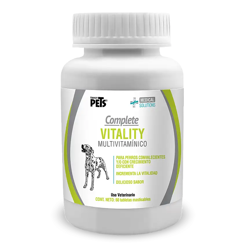MS Complete Vitality para Perros -  Tabletas Masticables Multivitamínico 60 Tabletas