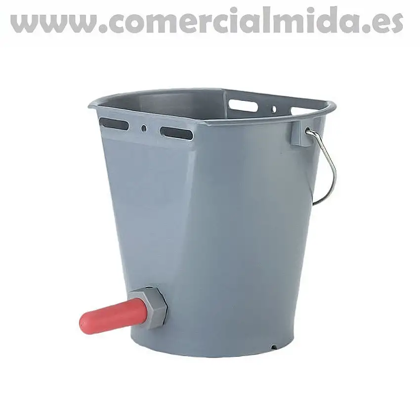 Cubo KERBL tetón 8L para terneros (1 salida) - Ref: 1511