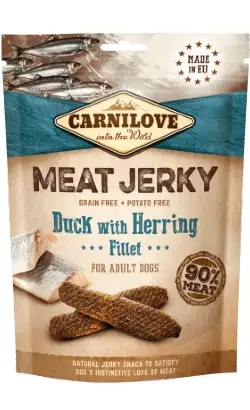 Galletas de pato con carne seca para perros Carnilove y filete de arenque | 100 g