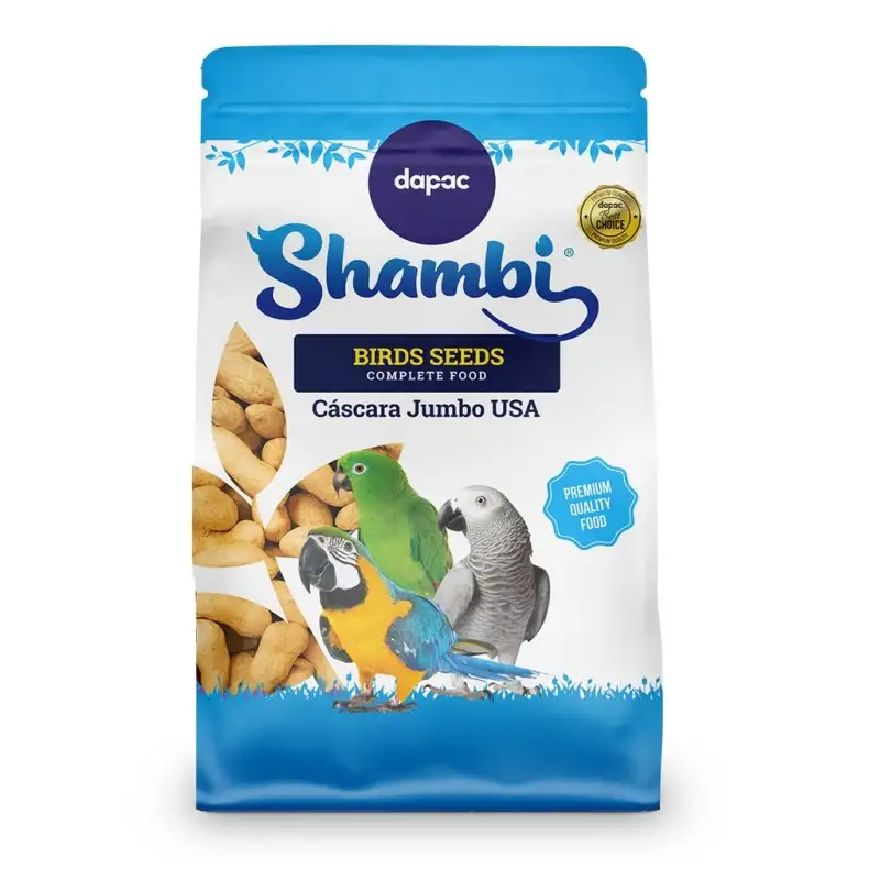 Cáscara Jumbo Cruda 400 gr - Semillas para aves.