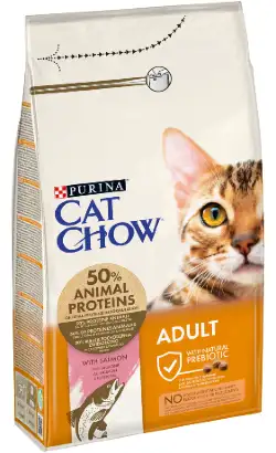 Ração para Gatos Cat Chow Adult Salmon | 1,5 kg