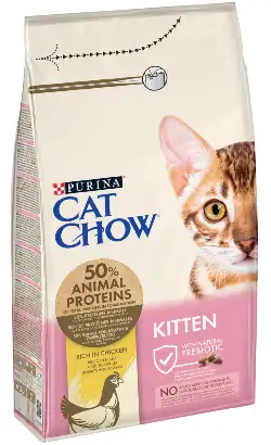 Ração para Gatos Cat Chow Kitten Chicken | 1,5 kg