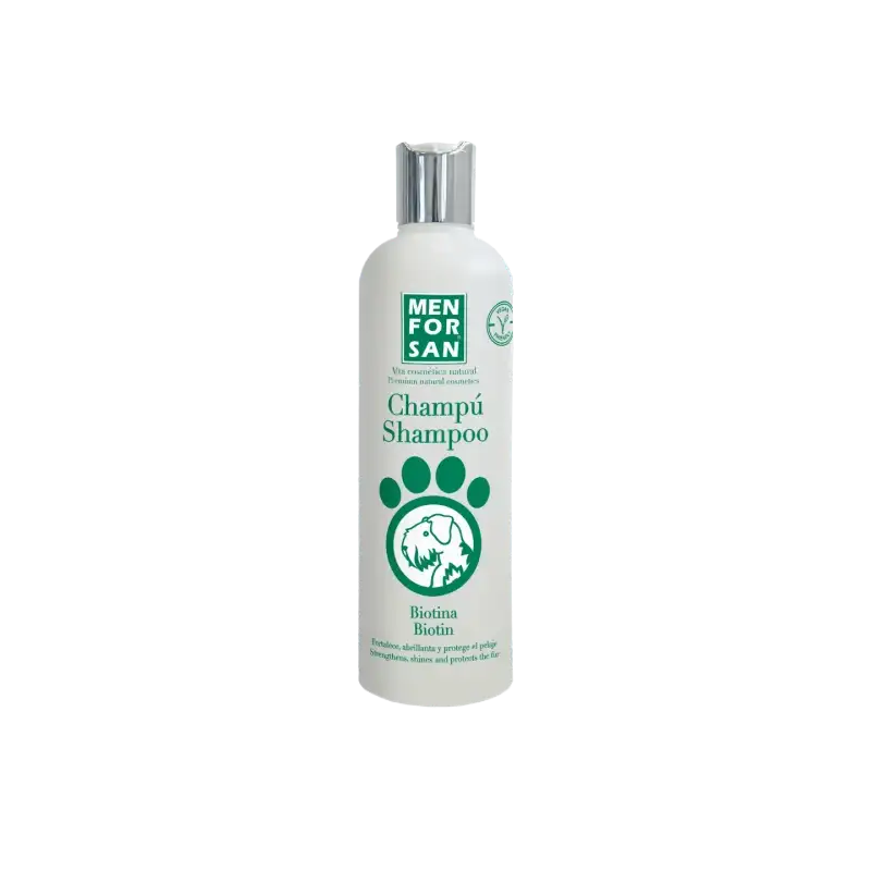 Champú natural con biotina para perros 300 ml